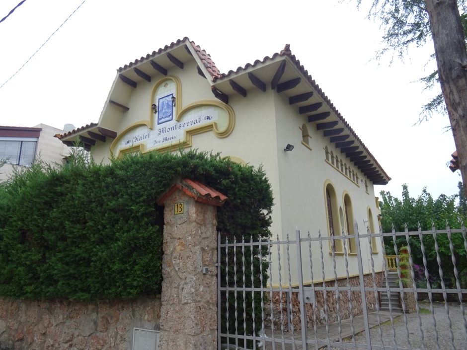 Façana lateral del Xalet Montserrat.