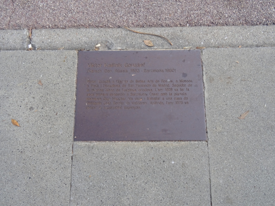 Placa de Viktor Kallink