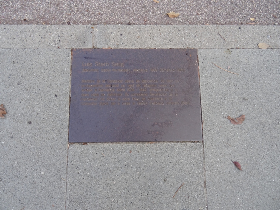 Placa de Lluís Stern