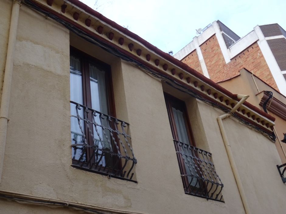Primer pis del conjunt de dues cases del carrer del Carme número 27