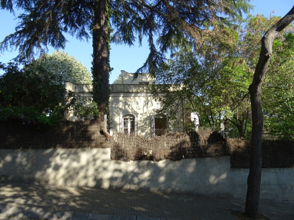 Façana lateral del xalet de Josep Moran.