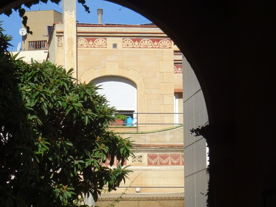 Detall del xalet a la rambla Ribatallada número 14.