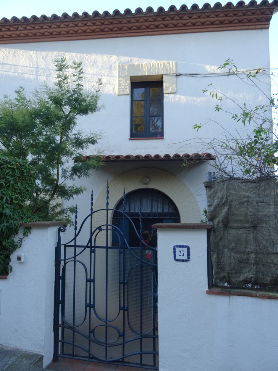 Façana del xalet de Francesc Masvidal.