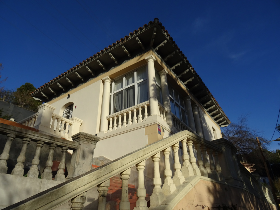 Façana del xalet de Gaietà Tarruell III.