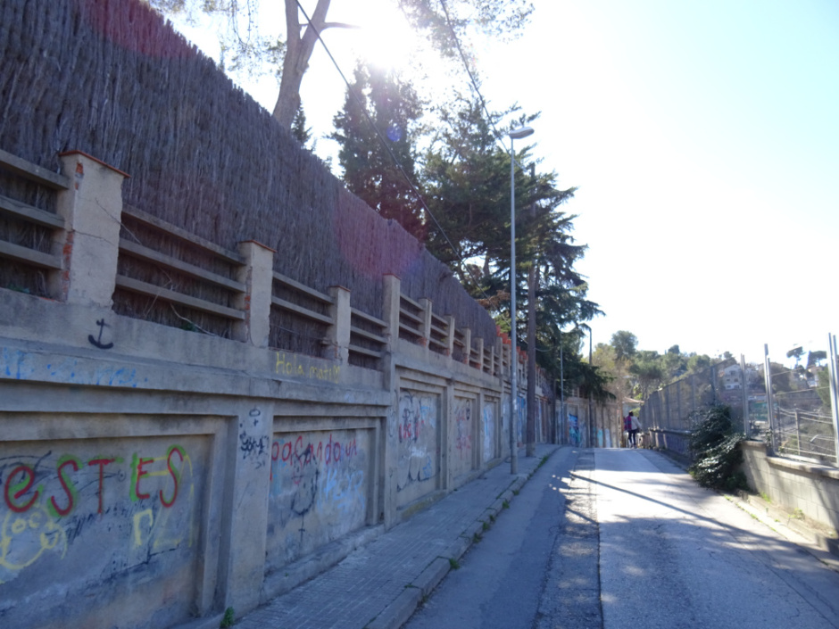Mur de contenció de Villa Carmen.