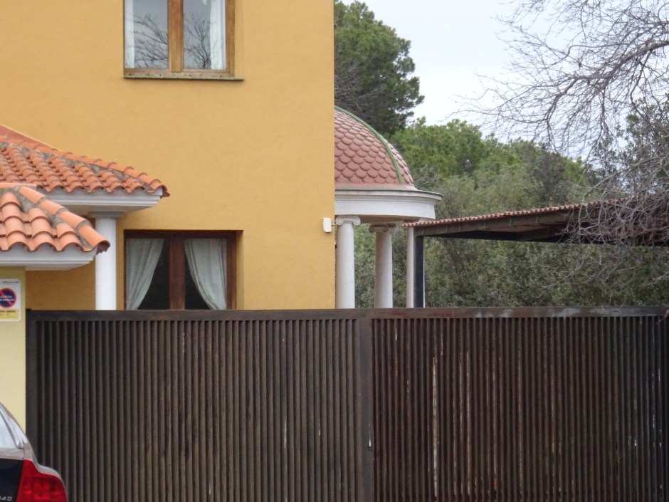 Glorieta de la casa Casulleres.