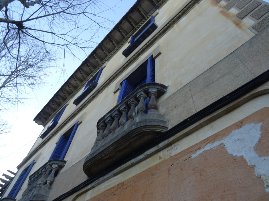 Façana del xalet de Josep Aleñá.