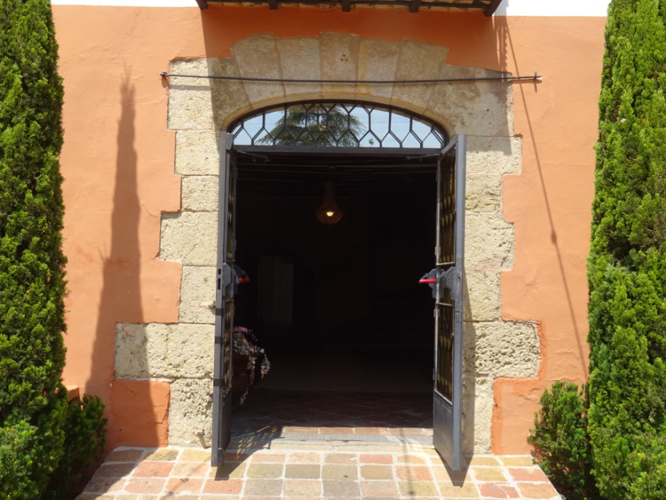 Portal de la masia de Can Majó