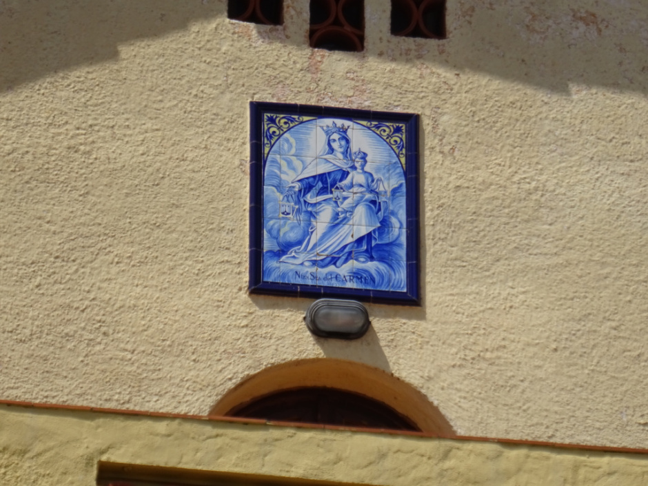 Majòlica de la Mare de Déu del Carme