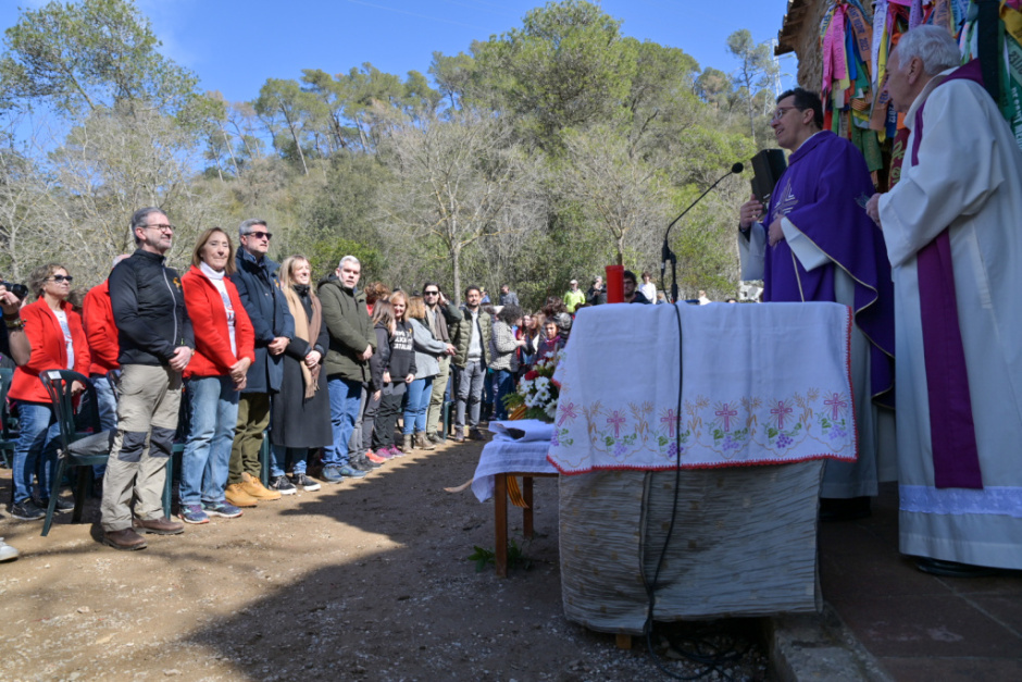 Missa de Sant Medir, a l'ermita (Ajuntament de Sant Cugat del Vallès, any 2024)