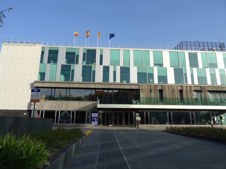 Ajuntament de Sant Cugat del Vallès, seu de l'Arxiu Municipal