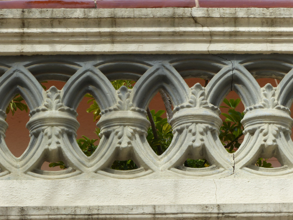 Detall de la barana.