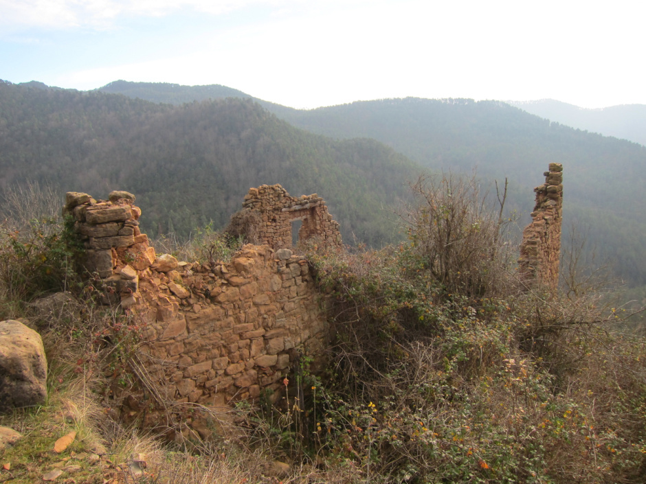 Vista de la casa de les Vinyes