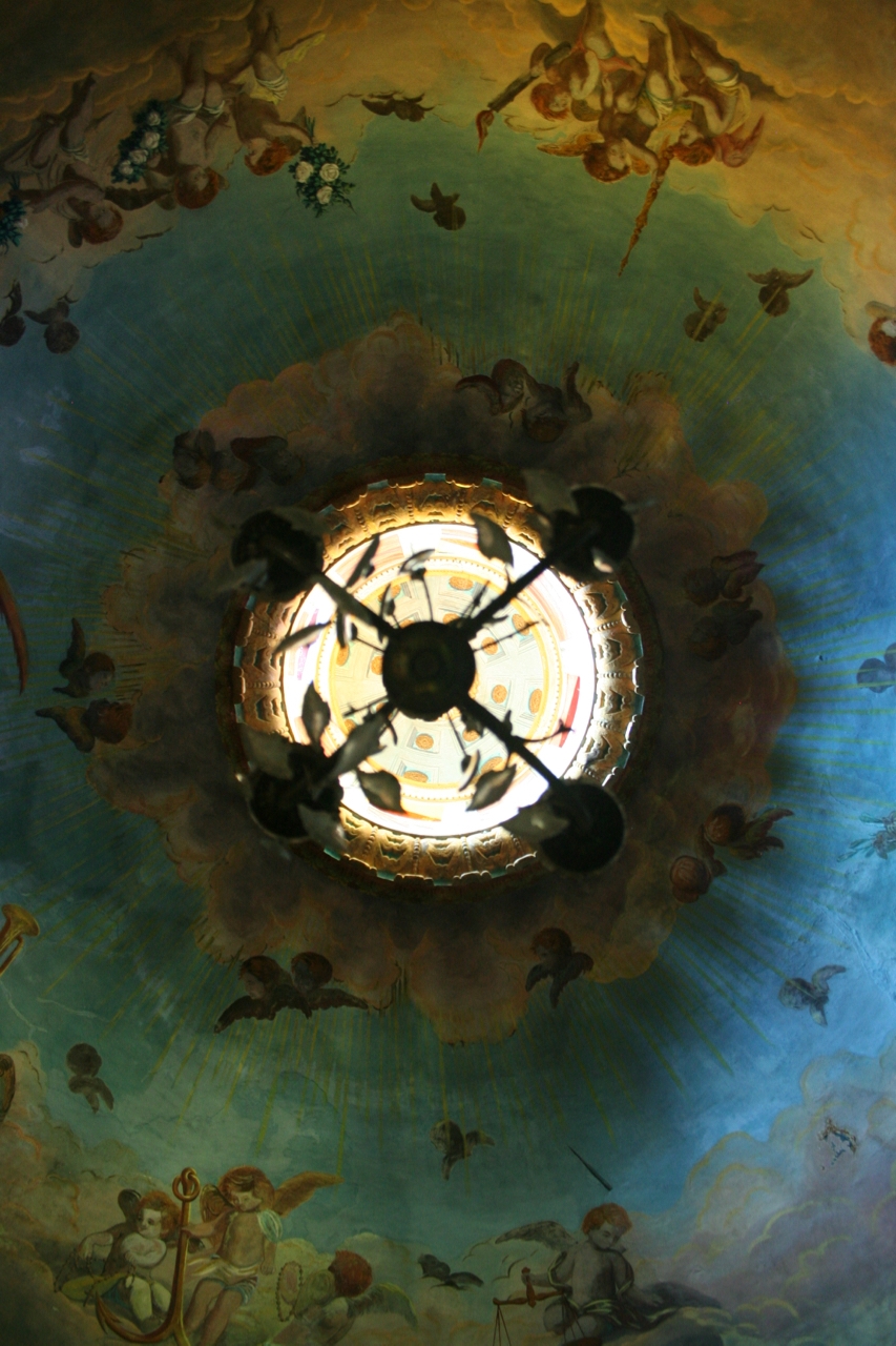 Pintures del sostre del cambril del Santuari dels Oms