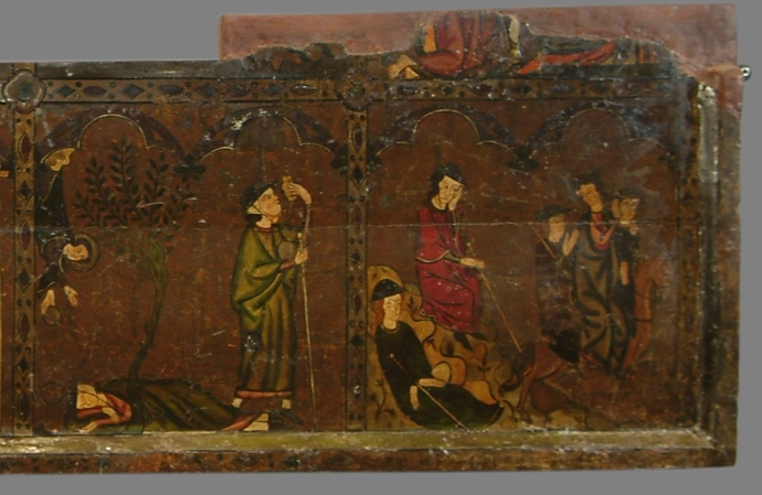 Taula de Sant Jaume de Frontanyà - quarta i cinquena escenes