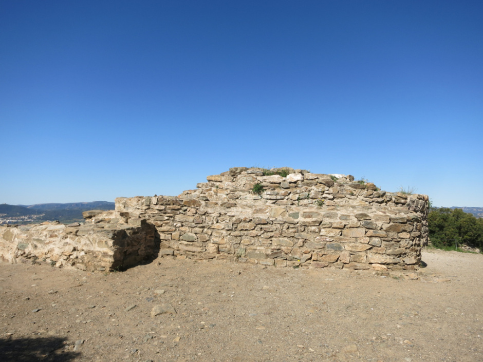 Vista detall de les estructures. Font: Arxiu Municipal de Sant Just Desvern.