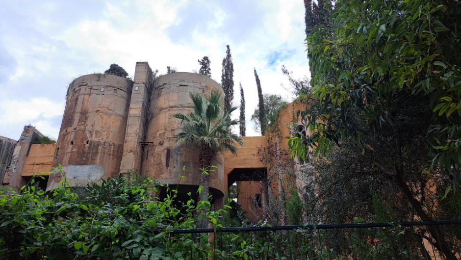 Vista de part del jardí.