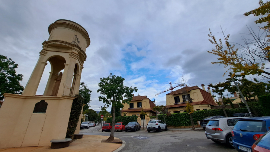 Vista general de la plaça.