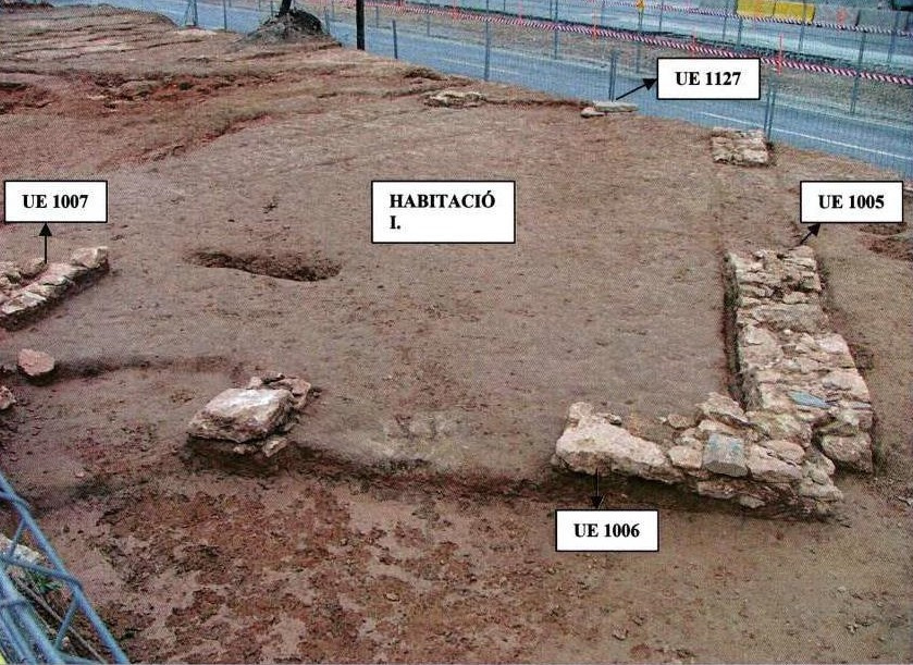 Intervenció arqueològica 2003-2004. (Autor: Damià Griñó. Font: Arxiu Àrea de Coneixement i Recerca DGPC).