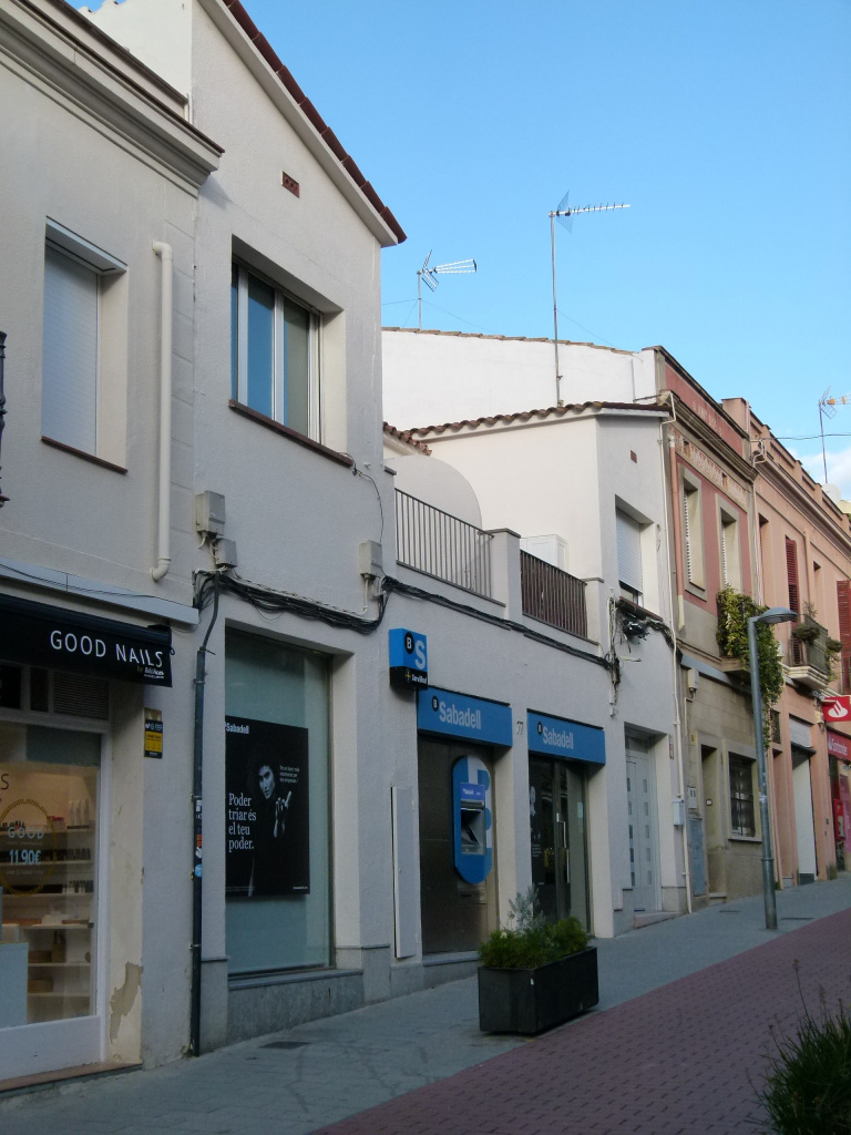 Vista detall de l'emplaçament.