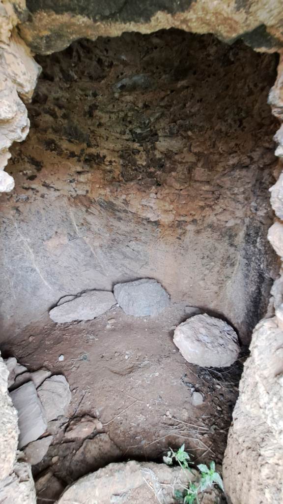 Vista de l'interior de la barraca.