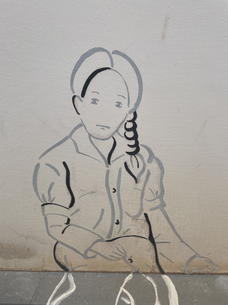 Vista detall de la nena.