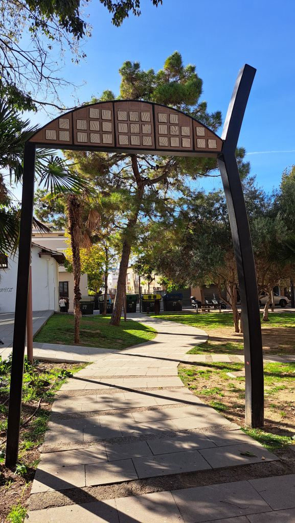 Detall de l'escultura.