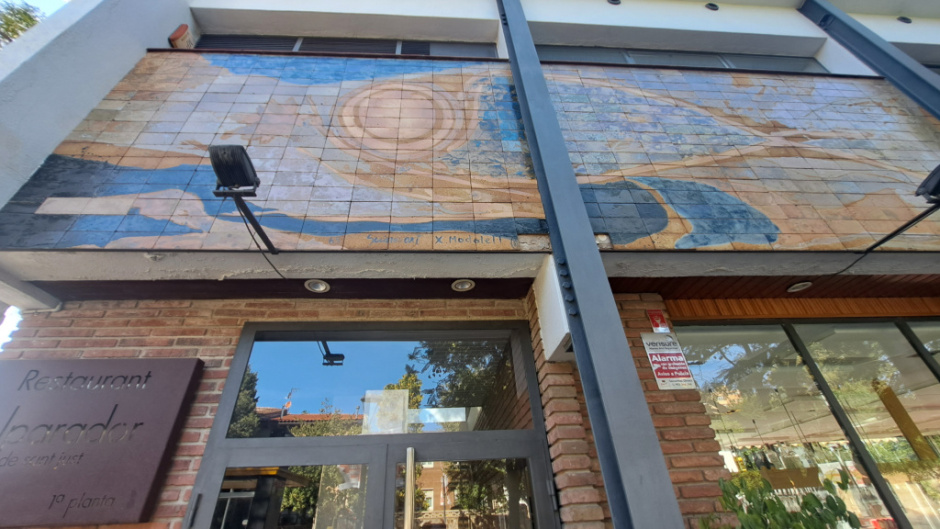 Vista detall del fris.