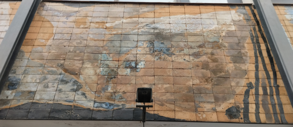 Vista detall del cinquè plafó.