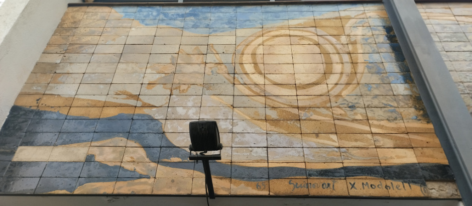 Vista detall del primer plafó.