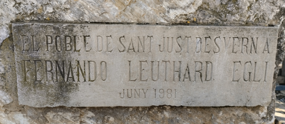 Vista detall de la placa.