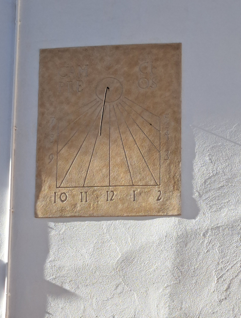 Detall del rellotge.