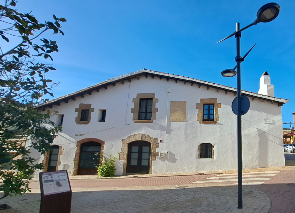 Ubicació del rellotge de sol.