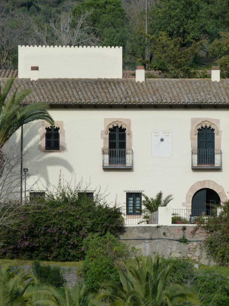 Vista general de l'emplaçament del rellotge.