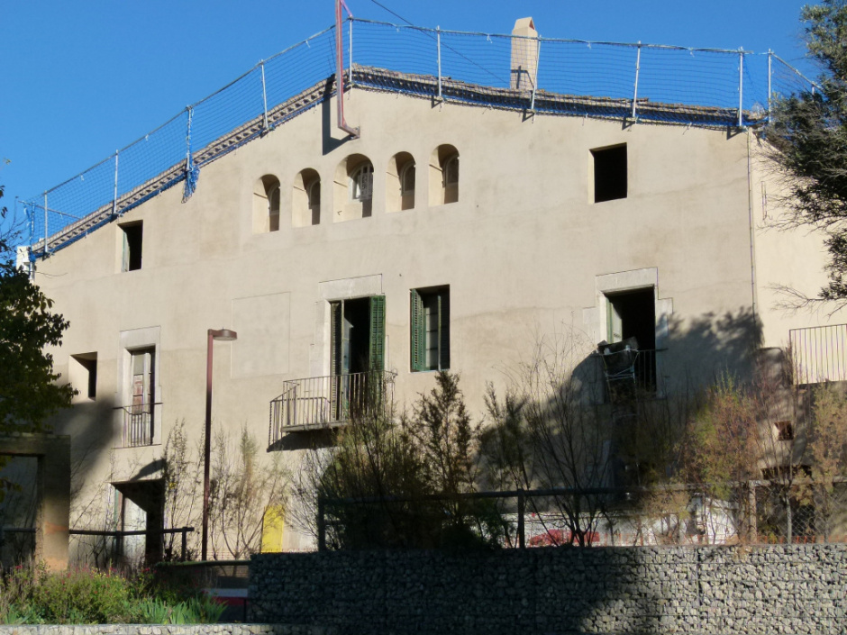 Vista general de la ubicació del rellotge.