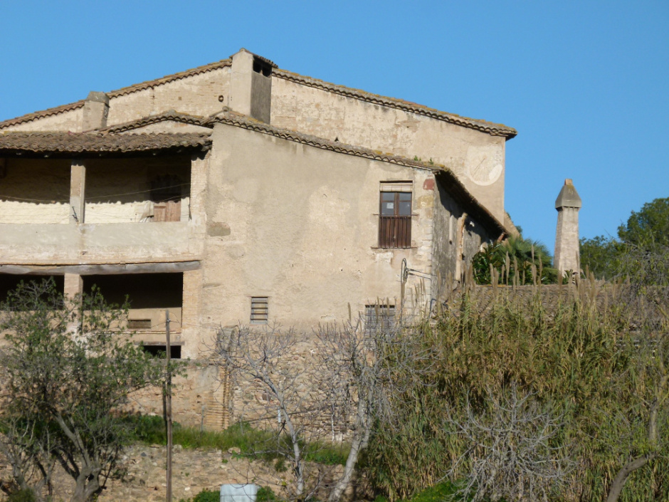 Vista general de l'emplaçament del rellotge.