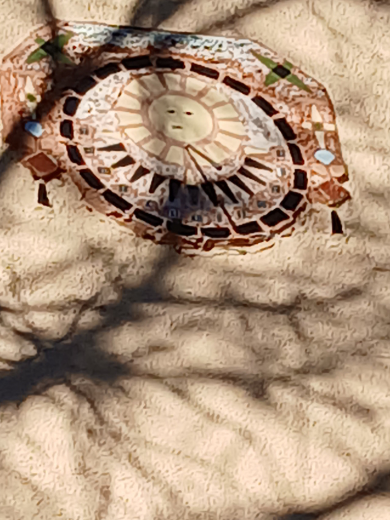 Vista detall del rellotge.