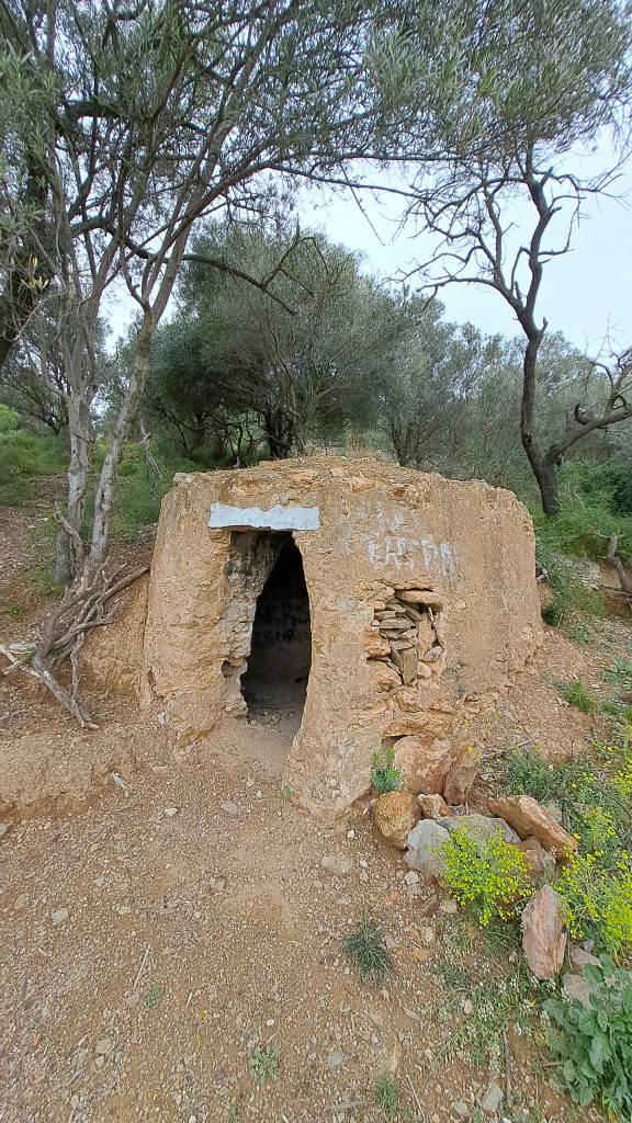 Vista detall de la barraca.