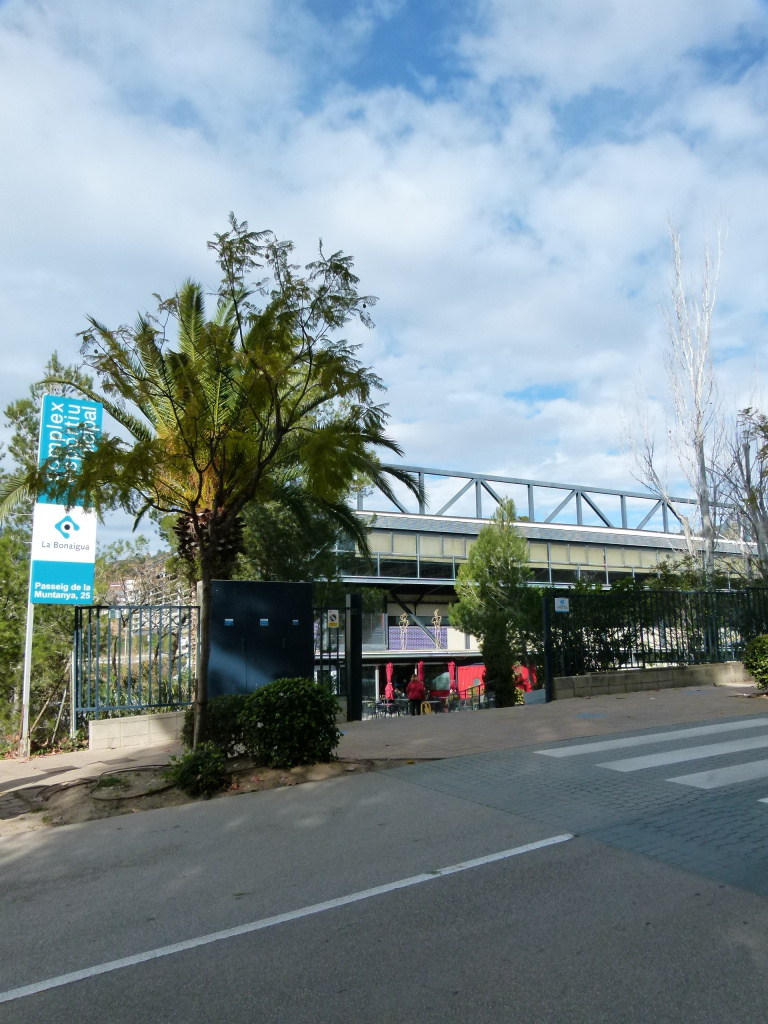 Vista de l'entrada del passeig de la Muntanya.