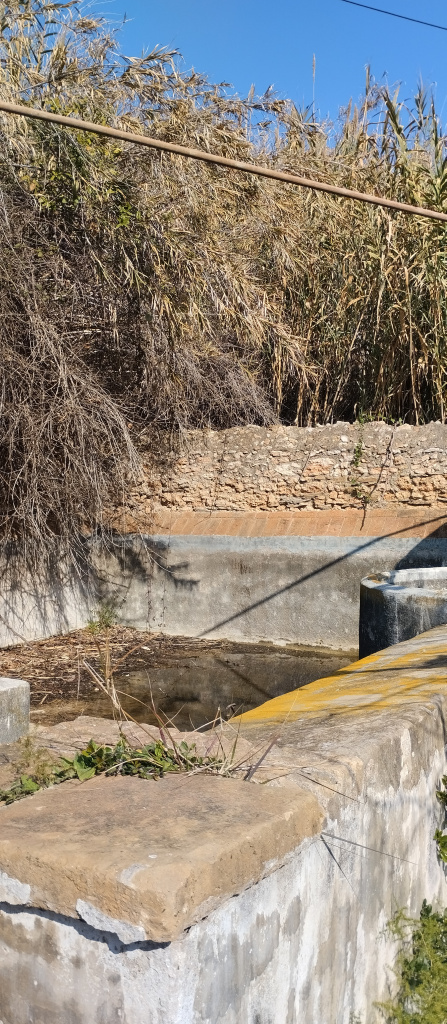 Detall del safareig gran.