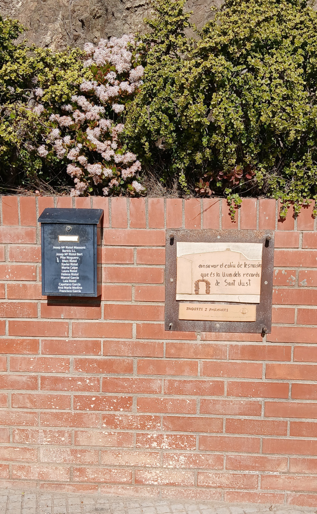 Vista detall de l'emplaçament.