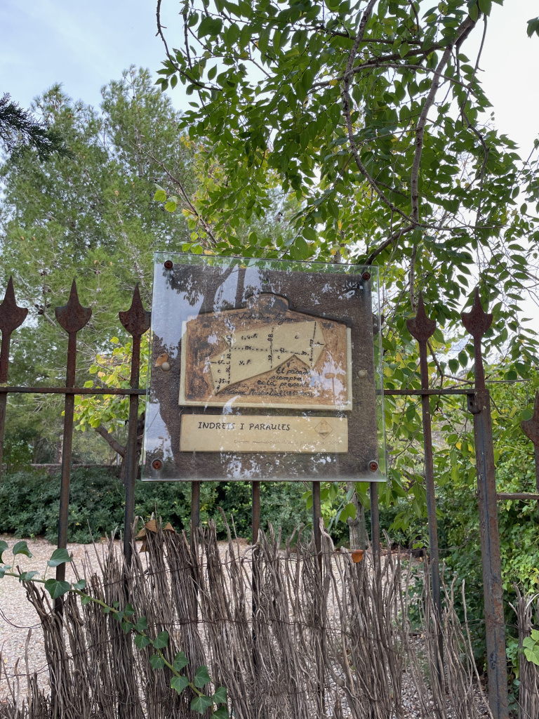 Vista general del plafó.