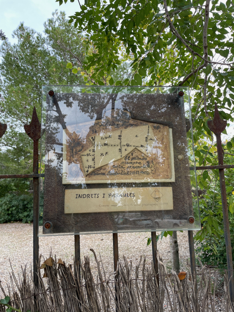 Vista detall del plafó.