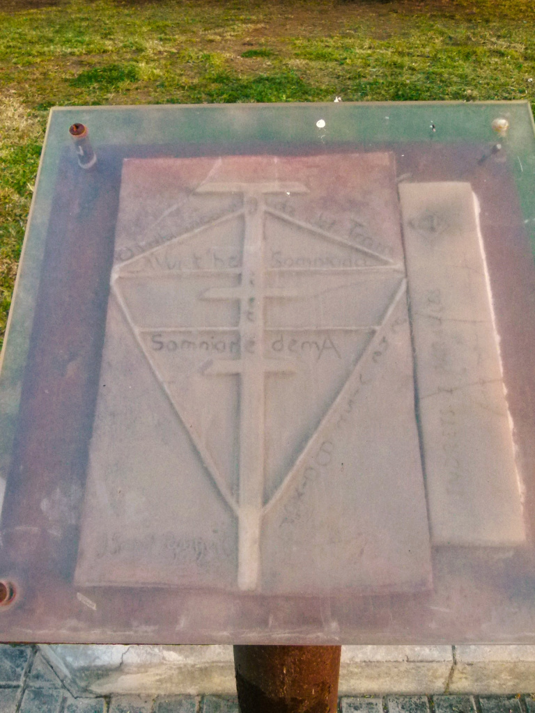 Vista detall del plafó.