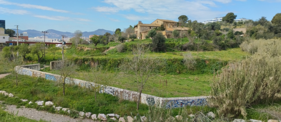 Vista general dels horts. 