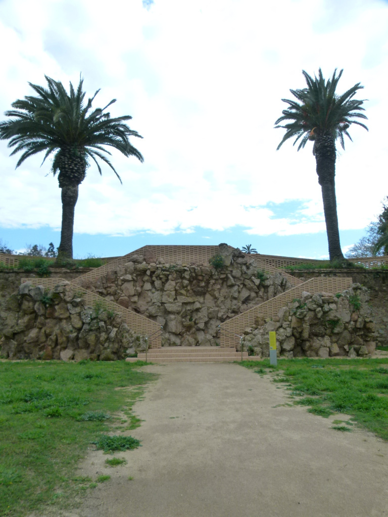 Vista general de l'emplaçament de l'escalinata.