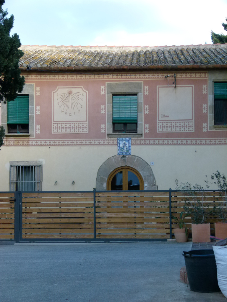 Vista general de l'emplaçament del plafó.