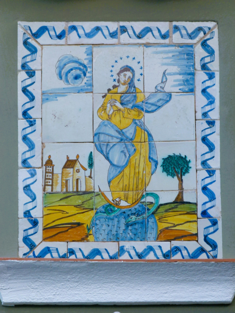 Vista detall del plafó.