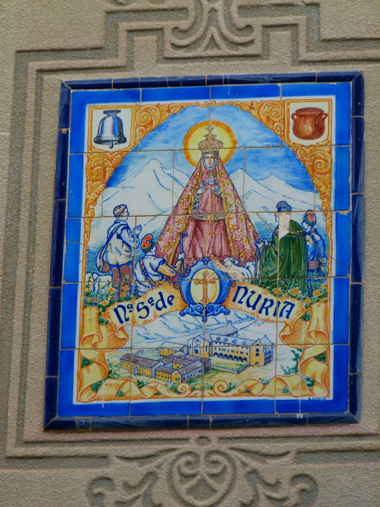 Vista detall del plafó.