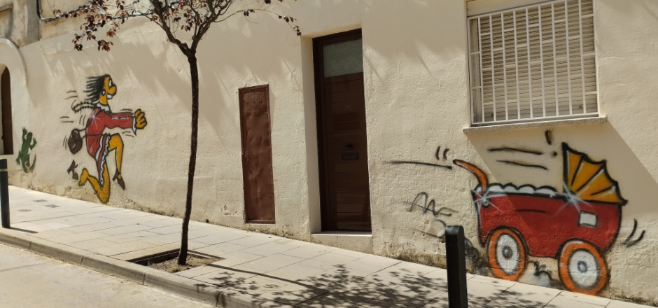 Vista general del grafit.